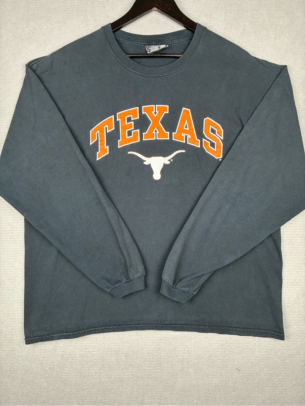 VTG Texas Longhorns Long Sleeve Mens XL Steve And Barry’s Tag Black,Orange,White